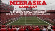 Huskers website celebrating 300 sellout games